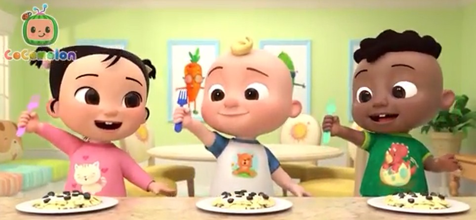 School Lunch Pizza and Pasta Song! Food and Snacks Mix Kids Songs img