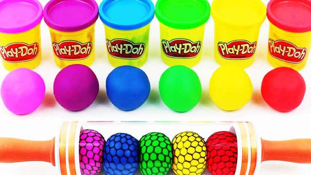Kinetic Sand Videoโจ| Kids happy bubble play colorful plasticine mold time ๐ img