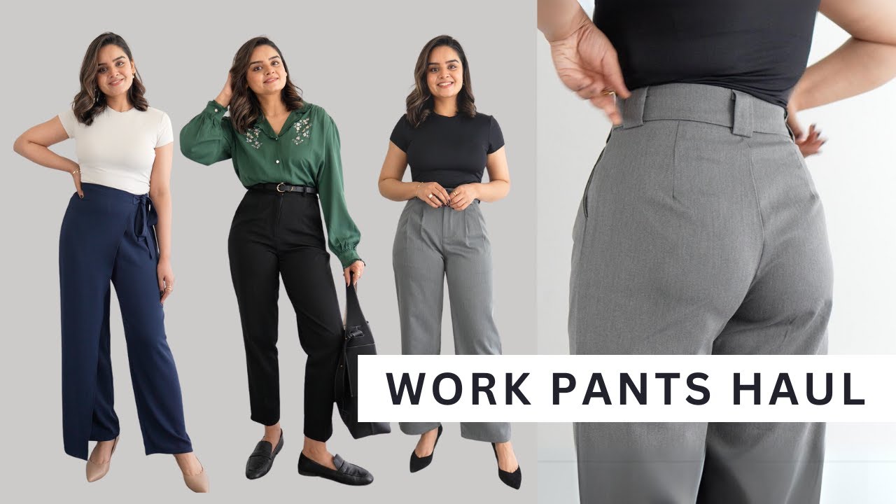 MUST HAVE OFFICE PANTS HAUL | Summer 2024 img